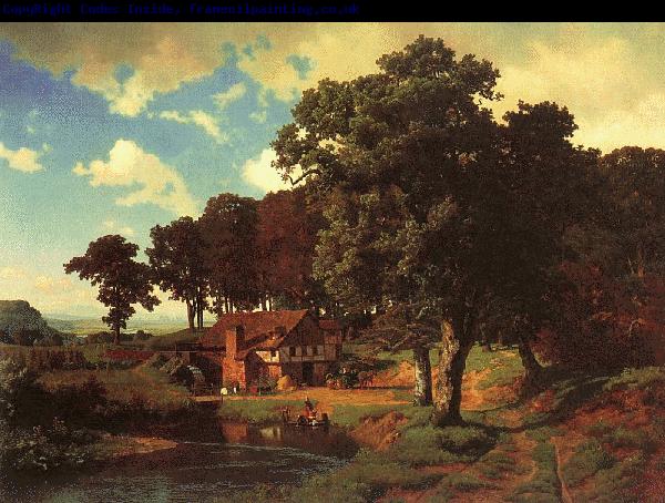 Albert Bierstadt A Rustic Mill
